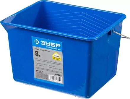 Ведро ЗУБР &quot;ПРОФЕССИОНАЛ&quot; малярное пластмассовое, 8л 0609-08_z01 купить в Ноябрьске