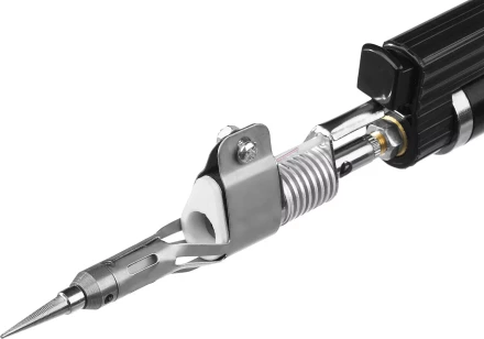 Газовая горелка STAYER &quot;PROFESSIONAL&quot;, 2в1, пьезоподжиг, регулировка пламени, 4 насадки, 1200С 55505-H6 купить в Ноябрьске