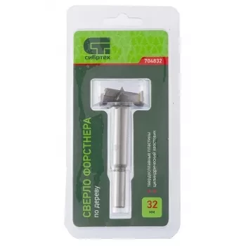 Сверло Форстнера по дереву 32 мм цилиндрический хвостовик СИБРТЕХ 704832 купить в Ноябрьске