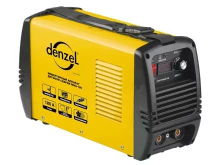 Инверторный аппарат дуговой сварки ММА-160 160 А ПВР 60% диам. 1,6-4 мм  Denzel 94330 купить в Ноябрьске