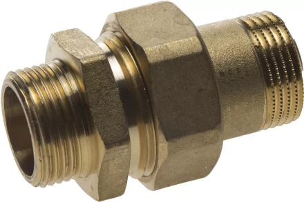 Соединитель GENERAL FITTINGS прямой с накидной гайкой, латунь, ш/ш, 3/4&quot; 51037-S/S-3/4 купить в Ноябрьске