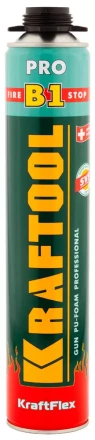 Пена &quot;PREMIUM B1&quot; профессиональная, монтажная, пистолетная, всесезонная, 750мл, KRAFTOOL 41186_z01 купить в Ноябрьске