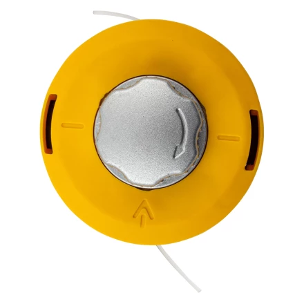 Катушка для мотокосы, полуавтомат.,легкая загрузка лески, гайка M10x1,25, алюм.кнопка Kronwerk 96355 купить в Ноябрьске