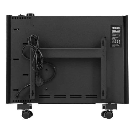 Конвектор электрический Denzel XCE-1000 B, 230 В, 1000 Вт, X-образный нагреватель черный 98127 купить в Ноябрьске