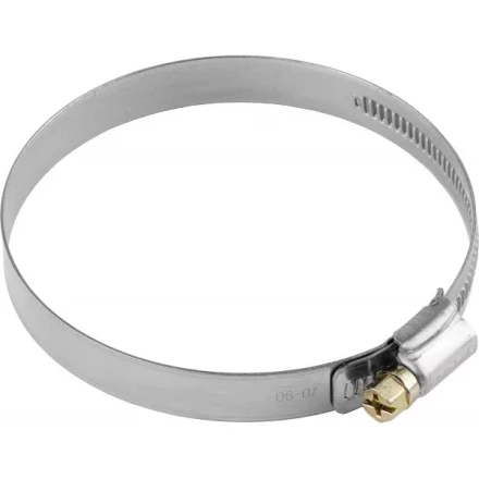 Хомуты ЗУБР &quot;ЭКСПЕРТ&quot;, нерж. сталь, накатная лента 12 мм, 110-130 мм, 50 шт 37822-110-130-50 купить в Ноябрьске