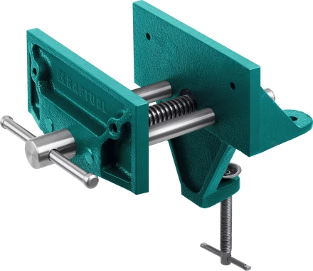 Тиски KRAFTOOL столярные переносные, на струбцине 32720-155 купить в Ноябрьске