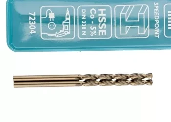 Сверло спиральное по металлу, 2,5 мм, HSS-Co, 2шт  GROSS 72304