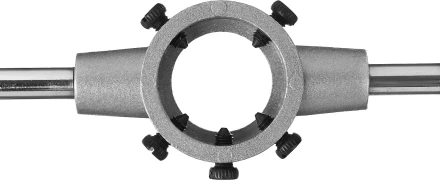 Плашкодержатель, ЗУБР Мастер 28142-38, с центровочными и прижимными винтами, 38х14мм для М12 - М14, L - 315мм 28142-38_z01 купить в Ноябрьске