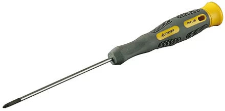 Отвертка STAYER &quot;PRECISION&quot; MAX-GRIP для точн работ, Cr-V, намагн, PH №0x150мм 25826-0-150 G купить в Ноябрьске