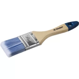 Кисть плоская  ЗУБР &quot;АКВА-МАСТЕР&quot;, искусственная щетина, деревянная ручка, 50мм 4-01007-050