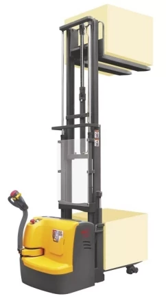 Штабелер самоходный 1,5 т 4,5 м XILIN CDDR15S Li-ion двухуровневый (сопровождаемый) 24/225 В/Ач 1041015 купить в Ноябрьске