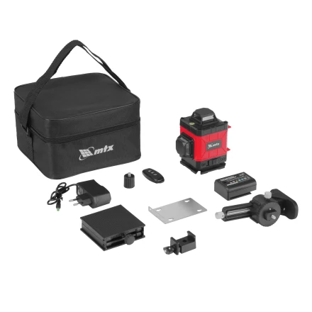 Лазерный уровень м-призм. ML 360-4 Basic SET, 30 м, зеленый луч, акк. Li 3000 мАч, сумка// MTX 35084 купить в Ноябрьске