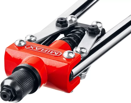 Заклепочник двуручный, MIRAX 31034, для заклёпок d=3,2 / 4,0 / 4,8 мм из алюминия и стали, литой корпус 31034_z01 купить в Ноябрьске