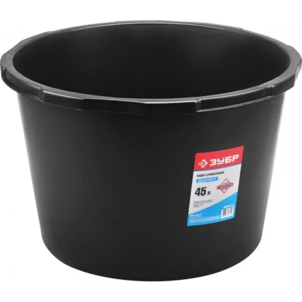 Кадка ЗУБР &quot;ЭКСПЕРТ&quot; строительная пластмассовая, 45л 06095-45_z03 купить в Ноябрьске