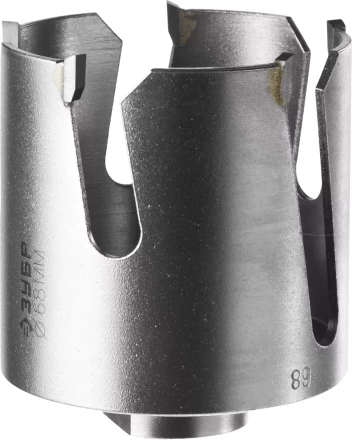 Коронка ЗУБР &quot;ПРОФИ&quot; &quot;ПРОУНИВЕРСАЛ&quot;, твердосплав резцы, бетон, кирпич, керам, цв мет, гипсокарт, пласт, дерево, d=68мм 29514-68 купить в Ноябрьске