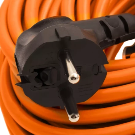 Удлинитель-шнур силовой 30 м Сибртех 95833, 16А, тип УХ16, ПВС, усиленный, 1 розетка без заземления купить в Ноябрьске