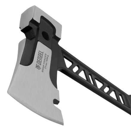 Топор цельнокованый 600 г Denzel 21499, двухкомпонентная обрезиненная рукоятка купить в Ноябрьске