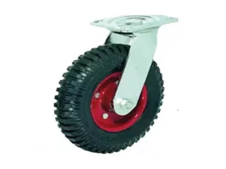 Колесо литое резиновое 200 мм PS200 с протектором и кронштейном 1031468 купить в Ноябрьске