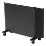Конвектор электрический Denzel XCE-1500 B, 230 В, 1500 Вт, X-образный нагреватель черный 98128 купить в Ноябрьске
