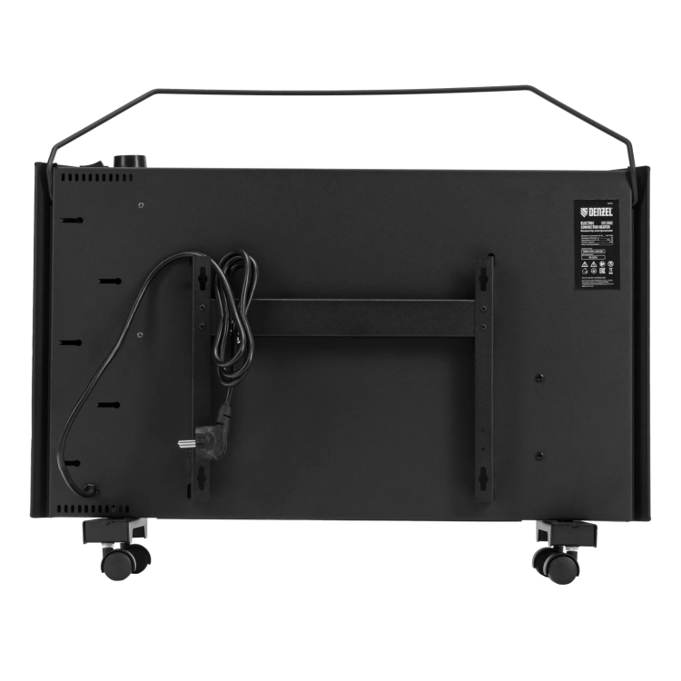 Конвектор электрический Denzel XCE-1500 B, 230 В, 1500 Вт, X-образный нагреватель черный 98128 купить в Ноябрьске