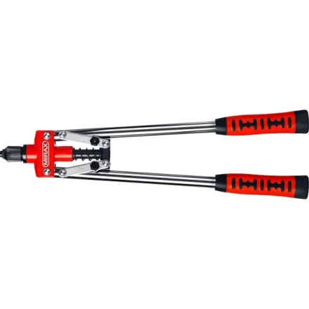 Заклепочник двуручный, DEXX 31034, заклёпки из Al и стали, регулят усил вытяг, d=2,4/3,2/4,8мм 31034 купить в Ноябрьске