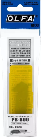 Лезвия OLFA двухсторонние для резака P-800, 13(16)х61х0,6мм, 3шт OL-PB-800 купить в Ноябрьске