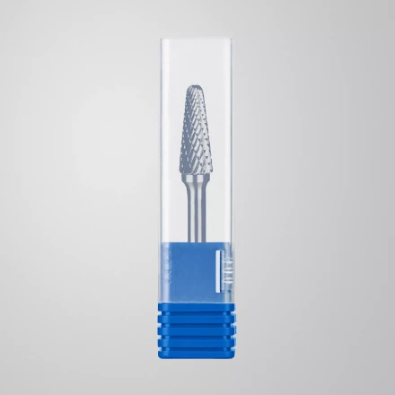 Зубр Твердосплавная борфреза L - конус с закругленным углом 28°, 10 х 25 мм, радиус 2.2 мм (28810-10-25) купить в Ноябрьске