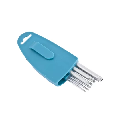 Набор ключей имбусовых TORX-TT T10-T50 удлиненные S2 сатинированные 9 шт Gross 16407 купить в Ноябрьске