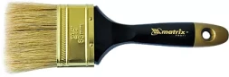 Кисть плоская "Профи" 2" натуральная щетина деревянная ручка MATRIX 83152