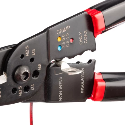 Многофункциональный стриппер КВТ WS-01F для снятия изоляции с проводов 0.5–4.0 мм (101541) купить в Ноябрьске