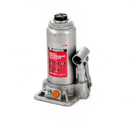 Домкрат гидравлический бутылочный 5 т в пластиковом кейсе Matrix 50776 купить в Ноябрьске