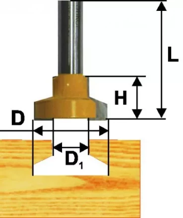 Фреза паз. конструкционная ф508мм Т-обр хв. 12мм 46106 купить в Ноябрьске