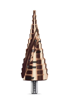 ЗУБР КОБАЛЬТ 4-39мм, 14 ступеней, винтовая проточка, сверло ступенчатое, серия Профессионал(29674-4-39-14) купить в Ноябрьске