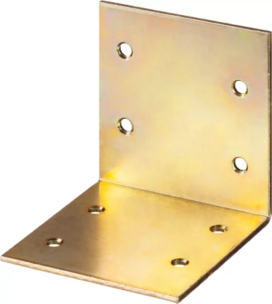 ЗУБР УМШ-2.0, 60 x 60 x 60 x 2 мм, желтый цинк, широкий мебельный уголок (31033-60) купить в Ноябрьске