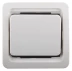 Выключатель СВЕТОЗАР &quot;ГАММА&quot; одноклавишный, без подсветки, цвет белый, 10А/~250В SV-54130-W купить в Ноябрьске
