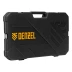 Набор инструментов, 1/2&quot;, 1/4&quot;, 3/8&quot;, CrV, S2, пластиковый кейс, 144 предмета// Denzel 15805 купить в Ноябрьске