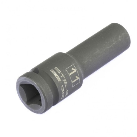 Головка ударная удлиненная шестигранная 11 мм 1/2&quot; CrMo  Stels 13935 купить в Ноябрьске