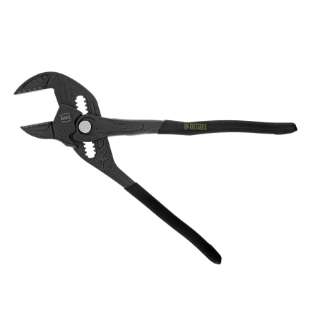 Клещи переставные Denzel 17910, кнопочный механизм, обливные рукоятки, сантехнические, 250 мм купить в Ноябрьске