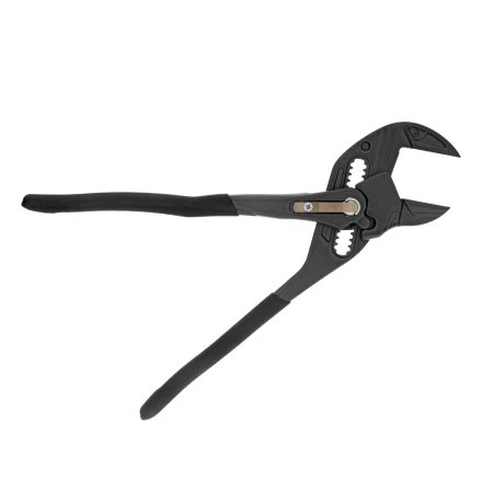 Клещи переставные Denzel 17910, кнопочный механизм, обливные рукоятки, сантехнические, 250 мм купить в Ноябрьске