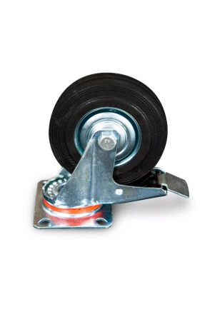 Колесо поворотное резина SCb 55 125 мм с тормозом (N) 1024167 купить в Ноябрьске