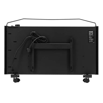 Конвектор электрический Denzel XCE-2000 B, 230 В, 2000 Вт, X-образный нагреватель черный 98129 купить в Ноябрьске