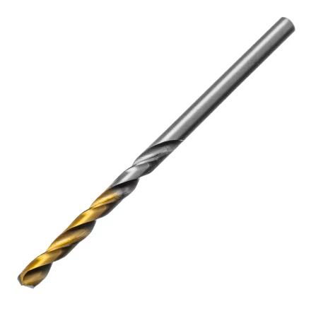 Сверло спиральное по металлу 3,5 x 70 мм, Р6М5, Golden Tip , 2шт. Denzel 718227 купить в Ноябрьске
