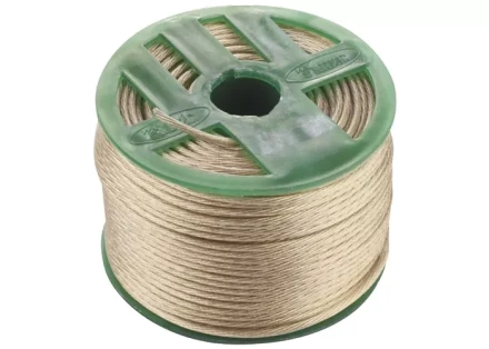 Трос металлополимерный прозрачный ПР-8.0 8,0 мм толщина катушка 100 метров СИБРТЕХ 47641 купить в Ноябрьске