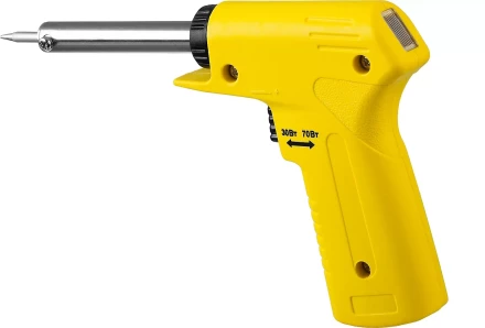 Паяльник с пистолетной пластмассовой рукояткой, STAYER &quot;MASTER&quot; MAXTerm, 55307-70, 30 - 70 Вт, конус 55307-70 купить в Ноябрьске