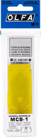 Лезвия OLFA для ножа MC-45/2B, 20(14)х49х0,3мм, 5шт OL-MCB-1 купить в Ноябрьске