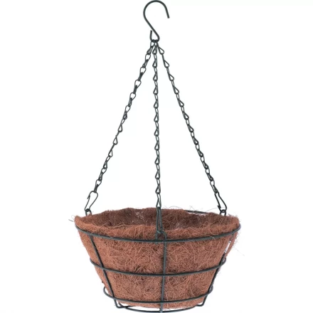 Кашпо подвесное с вкладышем из коковиты конус d30см PALISAD 69021 купить в Ноябрьске