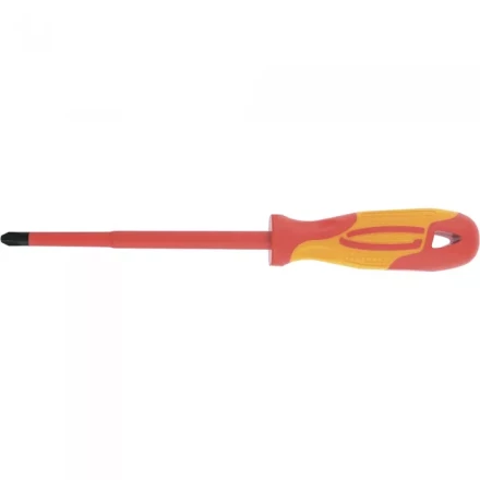 Отвертка диэлектрическая SL3*75мм CrMo до 1000В двухкомпонентная рукоятка Gross 12941 купить в Ноябрьске