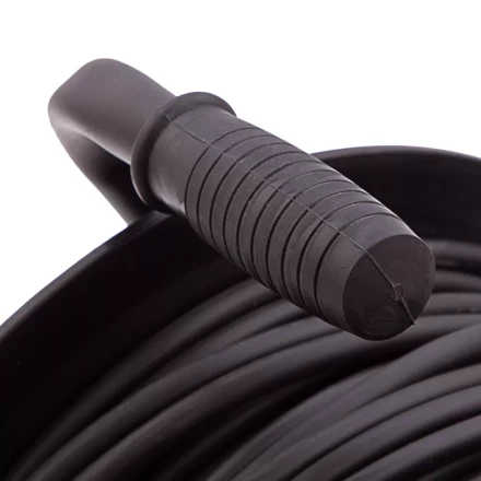 Удлинитель силовой 50 м, 16А, тип УХ10, ПВС, на кабельной катушке, 4 розетки без заземления Сибртех 95865 купить в Ноябрьске