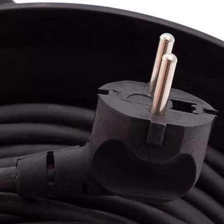 Удлинитель силовой 50 м, 16А, тип УХ10, ПВС, на кабельной катушке, 4 розетки без заземления Сибртех 95865 купить в Ноябрьске