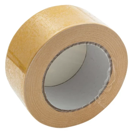 Лента клейкая двусторонняя, 50 мм х 25 м, на тканевой основе Сибртех 888135 купить в Ноябрьске